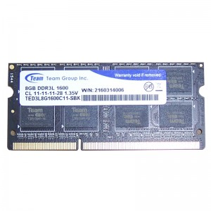 Ram laptop Team Elite 8GB - DDR3 - 1600MHz - PC3 12800